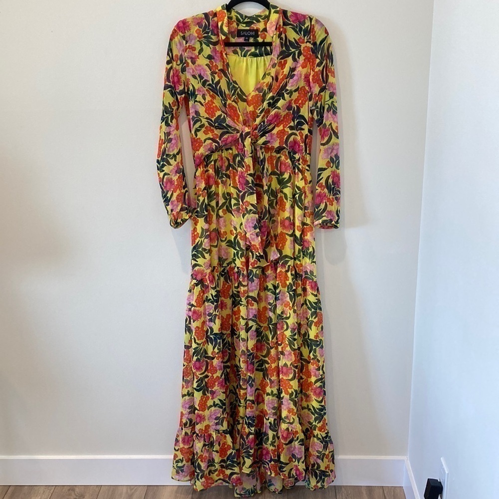 Saloni Alexia Azalea Maxi Dress - Picture 3 of 9